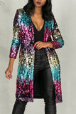 "Pay Attention: Sequins Long Coat
