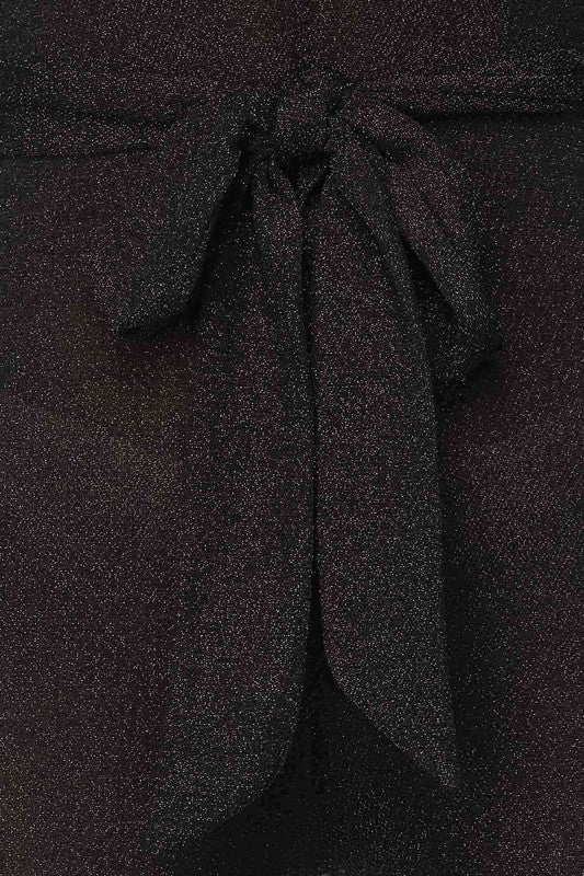 Star Waist Tie Jumpsuit