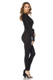 Star Waist Tie Jumpsuit