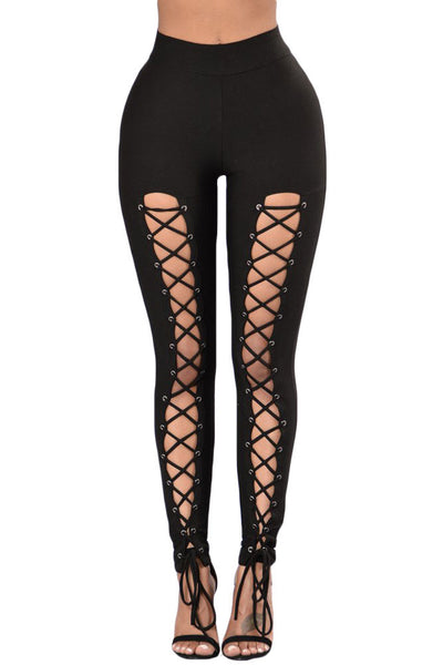 Starlett Lace Up Leggings La Bella Elise