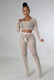 Beach Babe 2PC Pants Set Cover Up