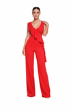 Renee Ruffle Wide Leg Jumpsuit
