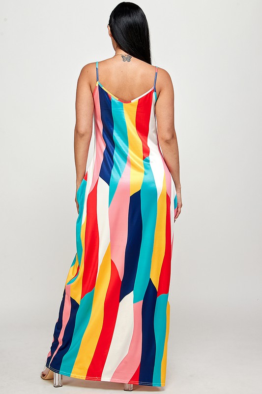 Scarlette Print Maxi Dress Plus