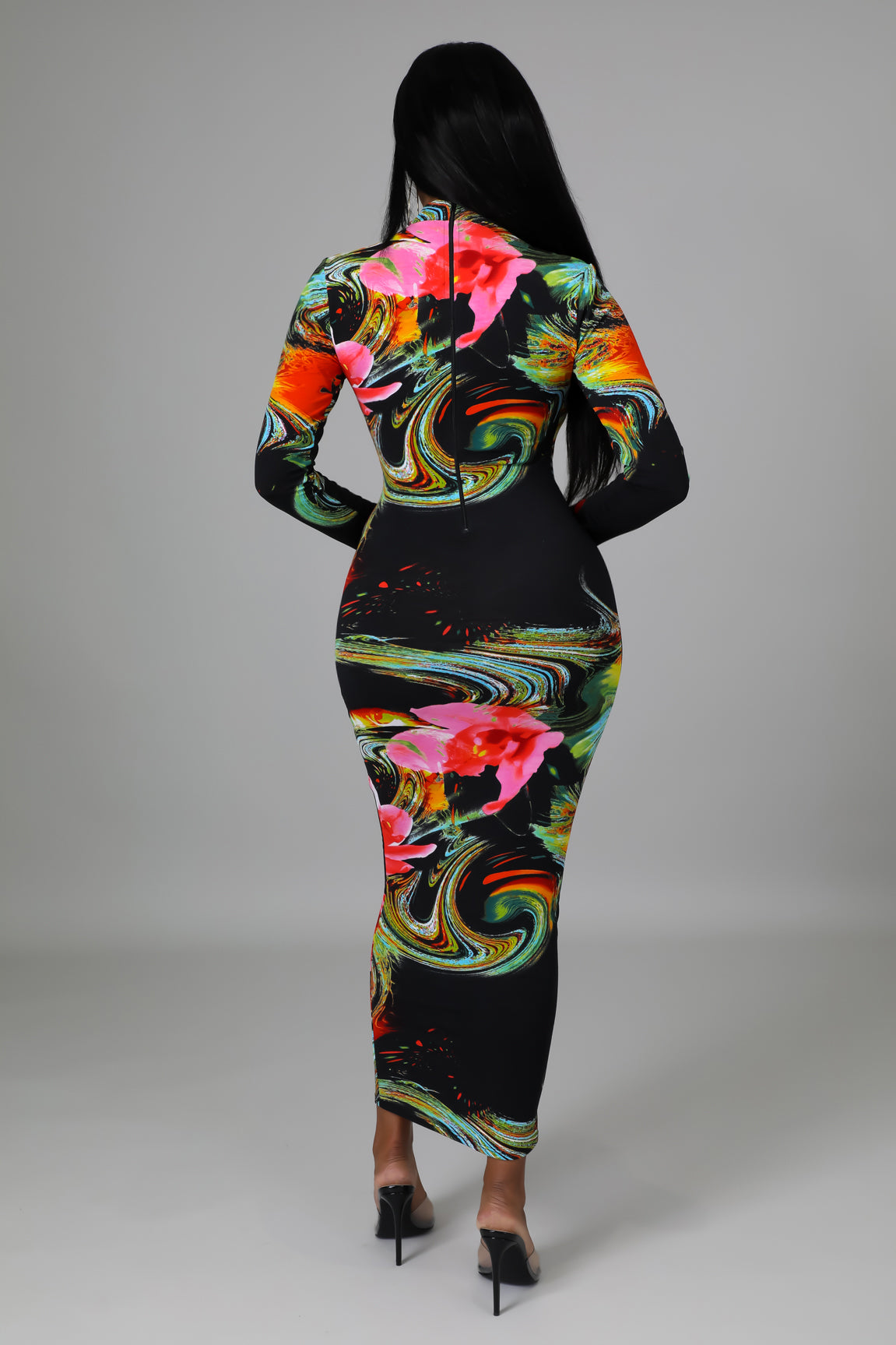 Rhea Multi Print Dress