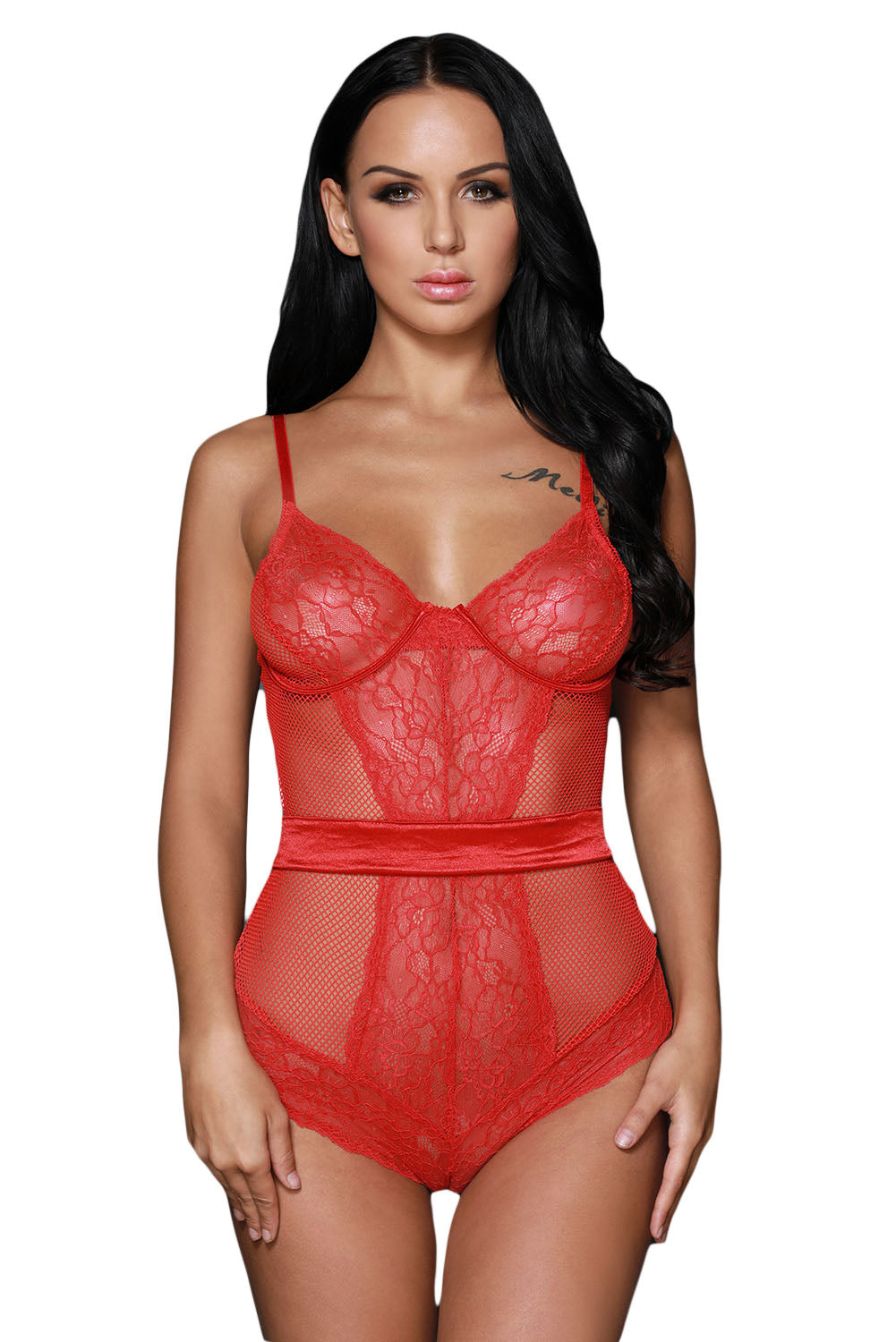 Julissa Floral Lace Teddy